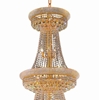 Picture of 69" 38 Light Down Chandelier with Gold finish