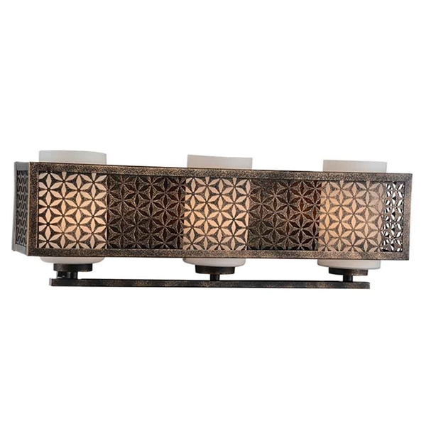 Picture of 7" 3 Light Wall Sconce with Golden Bronze finish