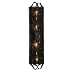 7" 4 Light Wall Sconce with Autumn Bronze finish