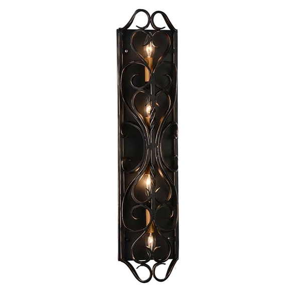 Picture of 7" 4 Light Wall Sconce with Autumn Bronze finish