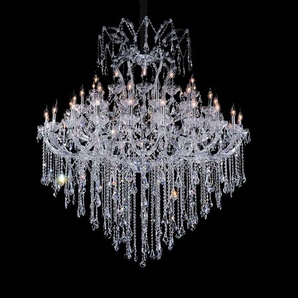 Picture of 74" 55 Light Up Chandelier with Chrome finish