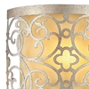 Picture of 8" 1 Light Wall Sconce with Rubbed Silver finish
