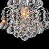 Picture of 9" 1 Light  Mini Chandelier with Chrome finish