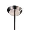 Picture of 9" 1 Light Down Mini Pendant with Satin Nickel finish
