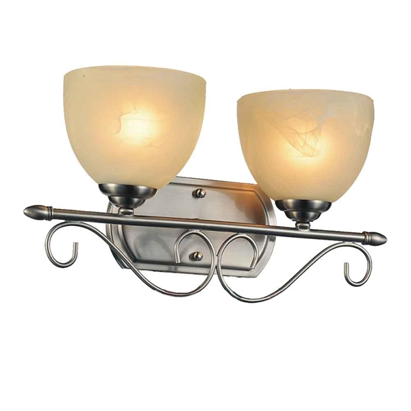 Picture of 9" 2 Light Vanity Light with Chrome finish