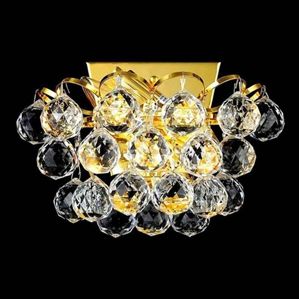 Picture of 9" 2 Light Wall Sconce with Gold finish